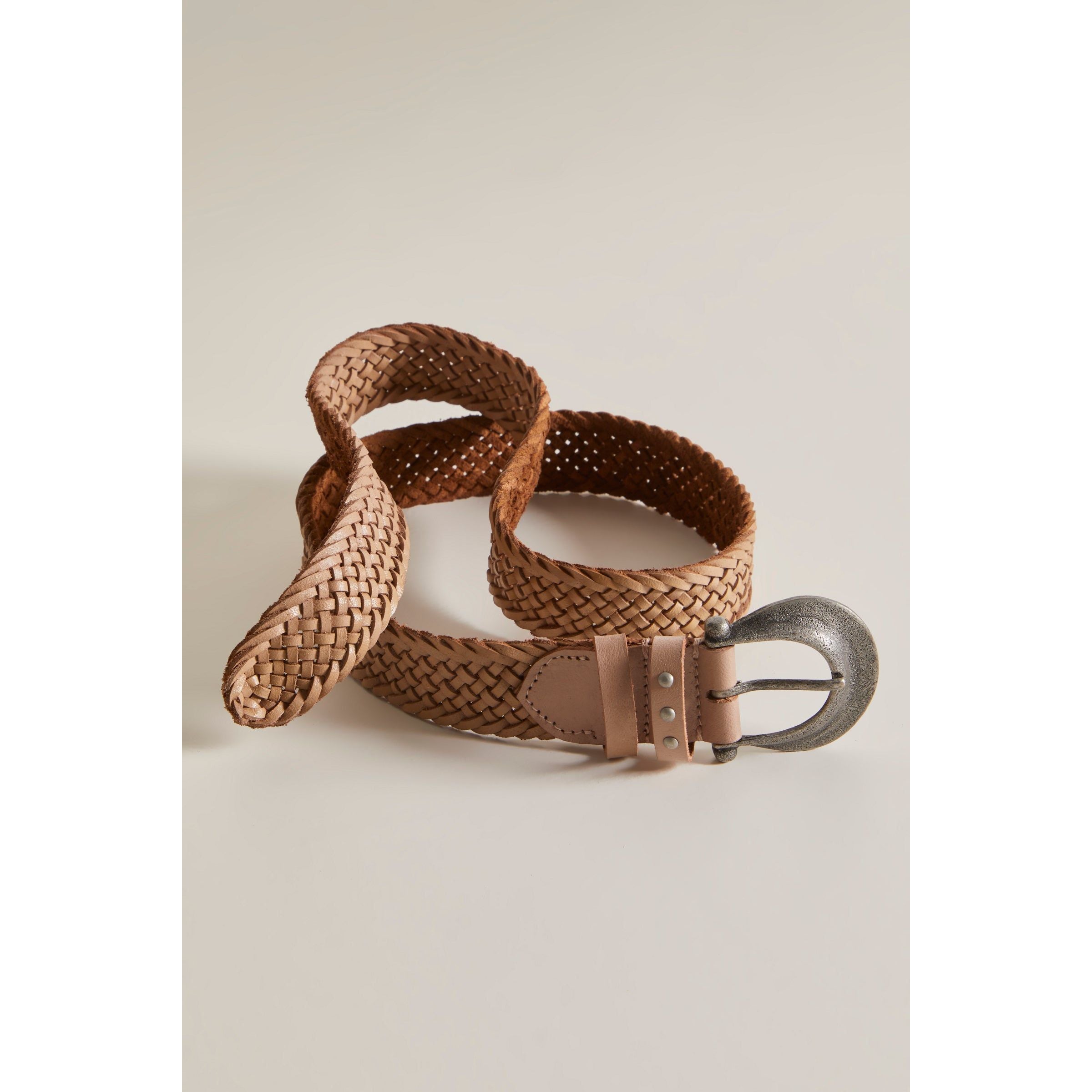 Free People - We The Free Brix Belt in Oyster in Mauve