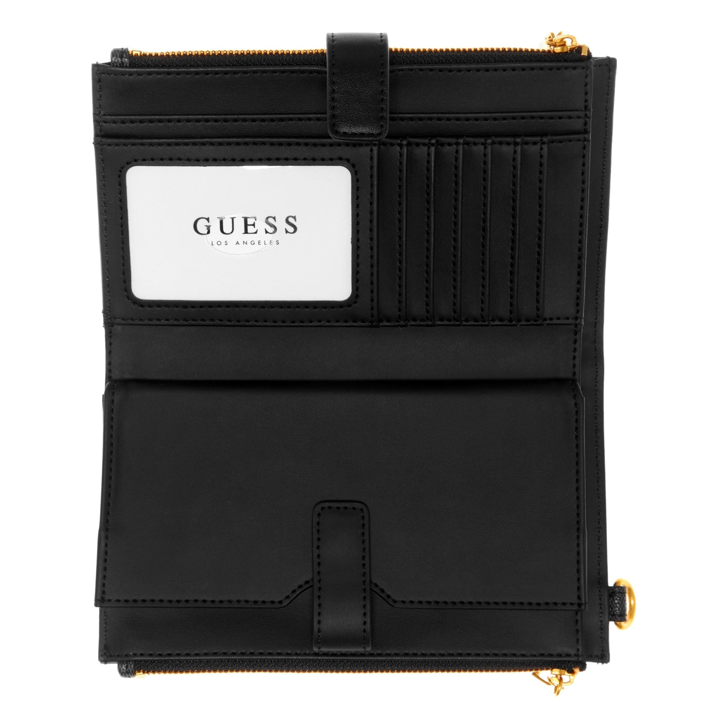 Guess - Noreen Double Zip Organizer Wallet in Black