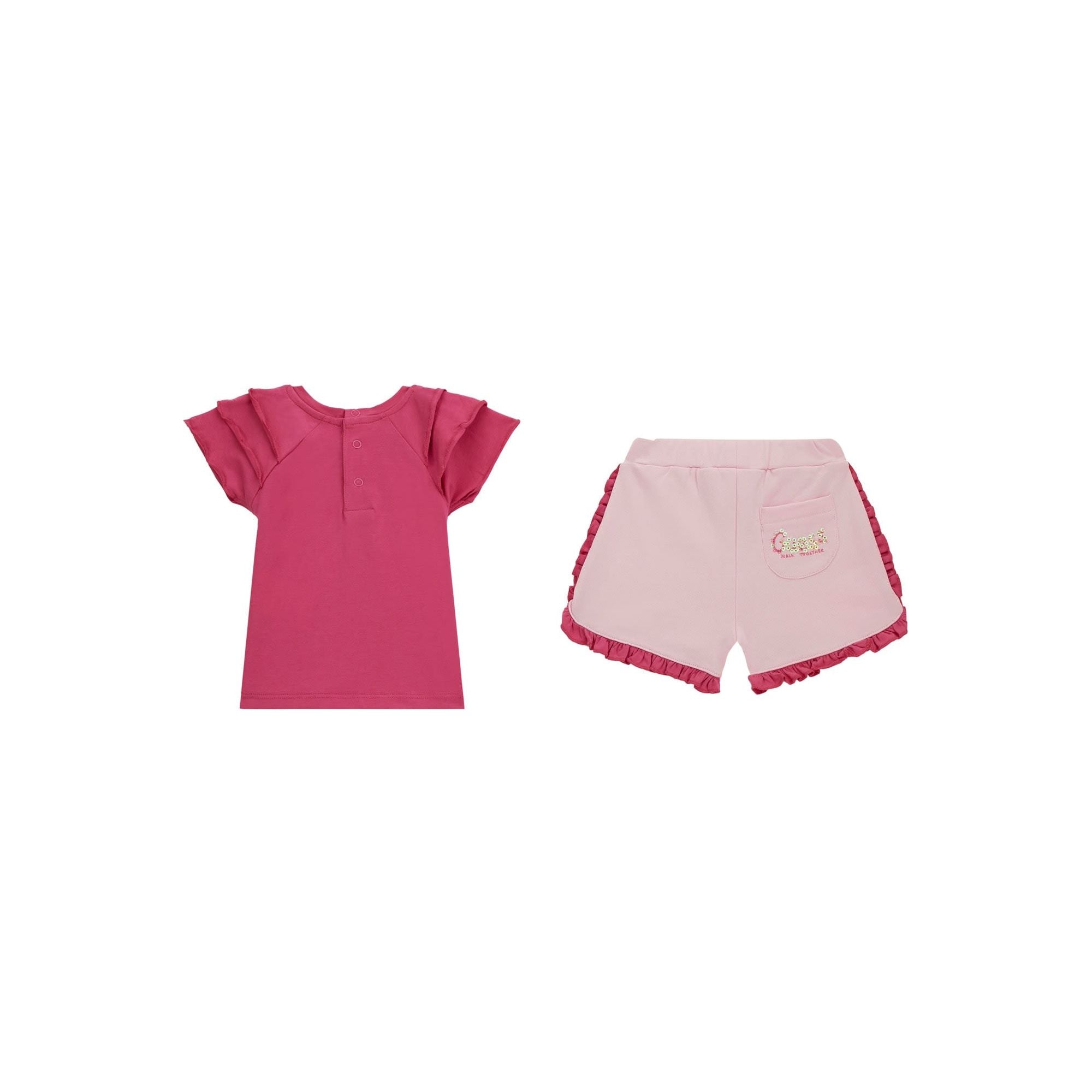 Guess - Infant Girls 2 Piece Short Set in Pink