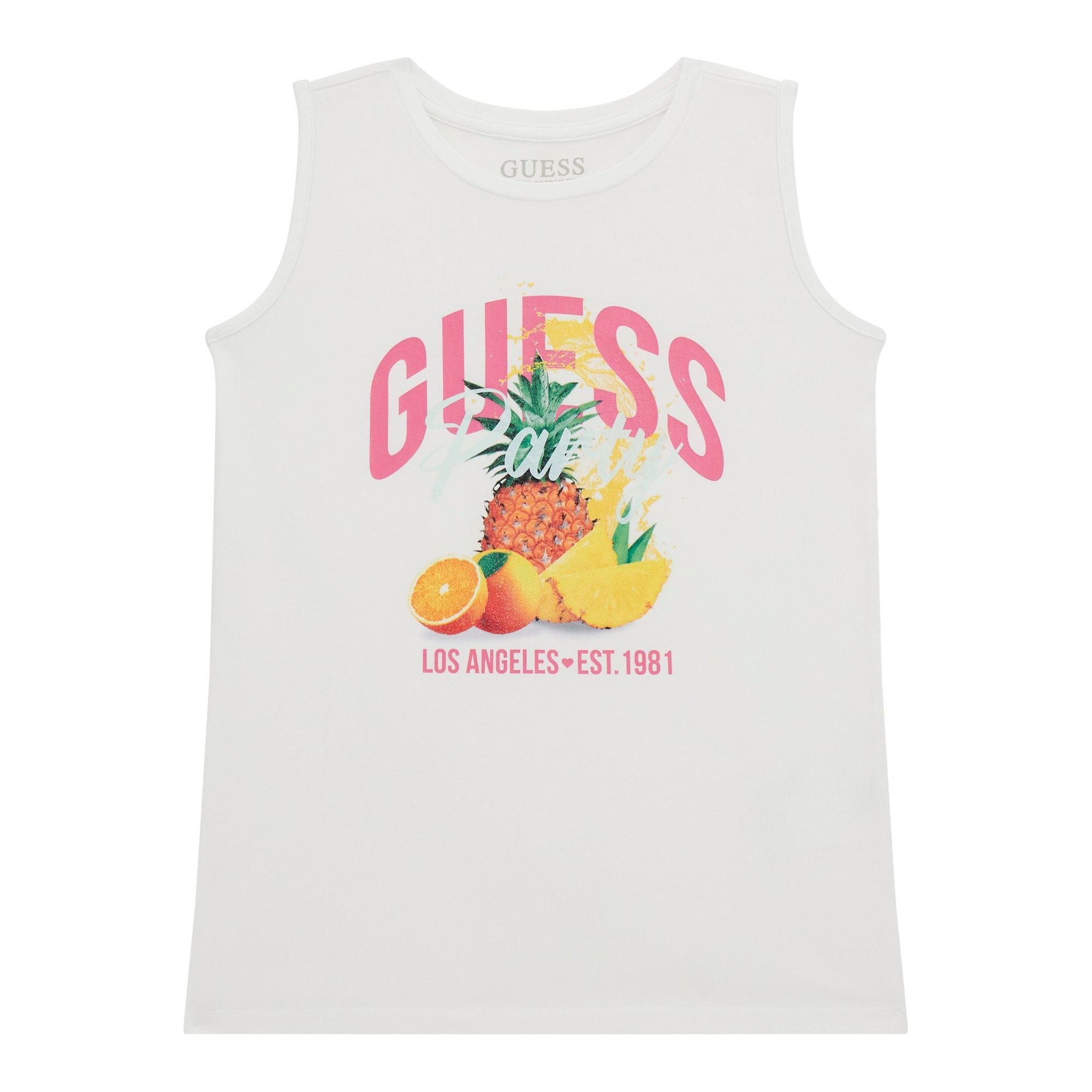Guess - Girls Tank in Pure White