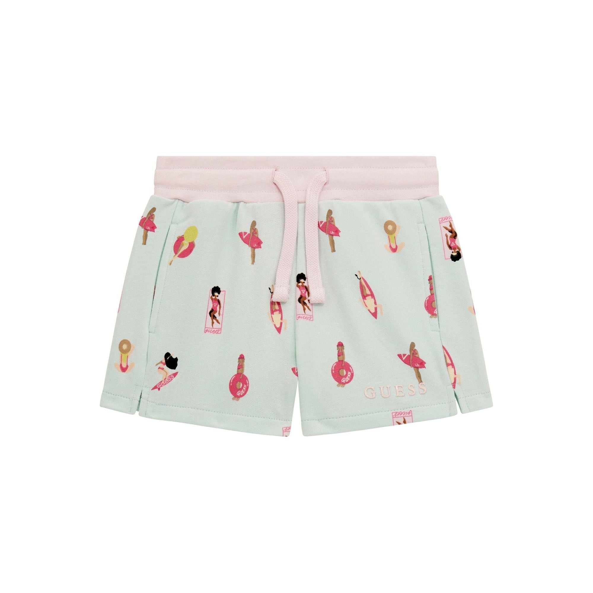 Guess - Toddler Girls Active Shorts in Summer Days