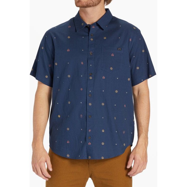 Billabong - Sundays Mini Short Sleeve Shirt in Blue-SQ6163786