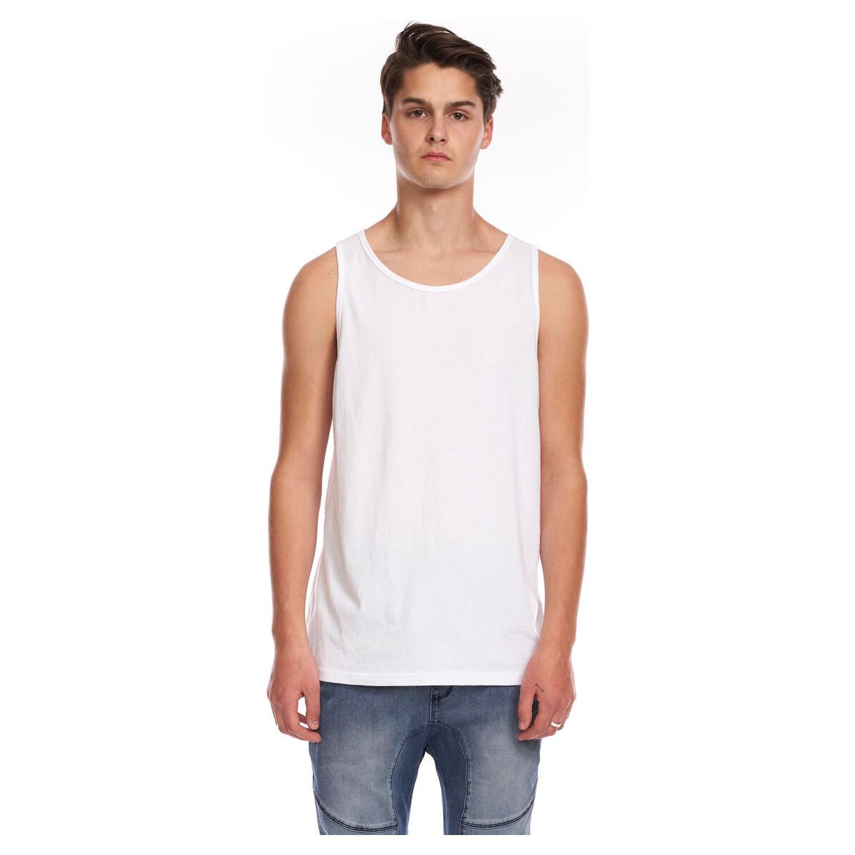 Kuwalla Tee - Easy Tank Top in White