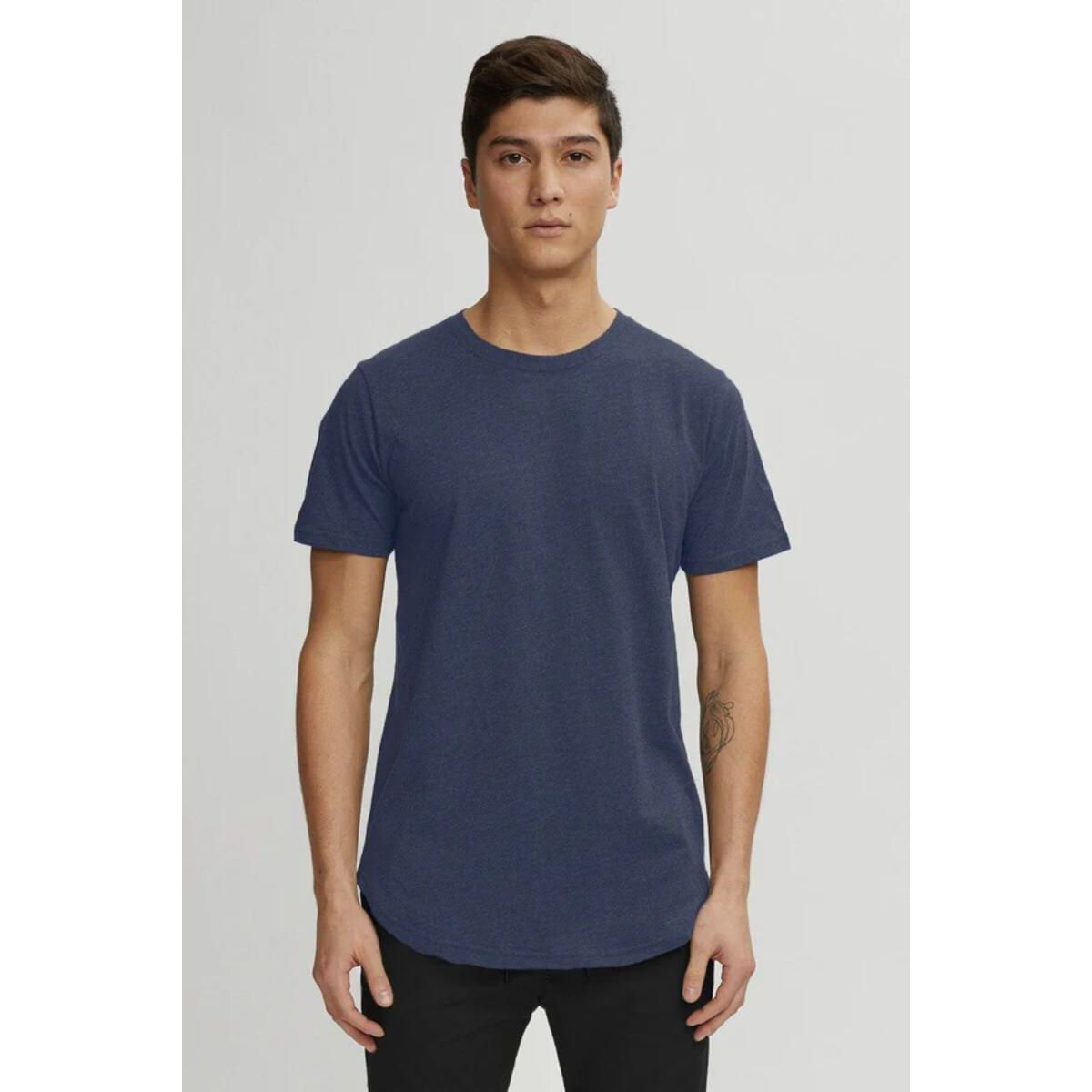 Kuwalla Tee - Easy Scoop Tee in Navy