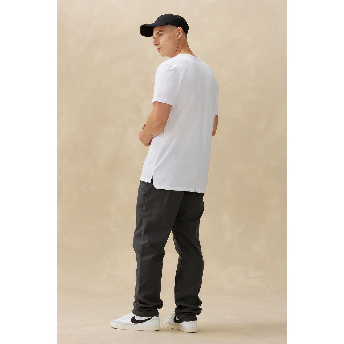 Kuwalla Tee - Eazy Split Tee in White