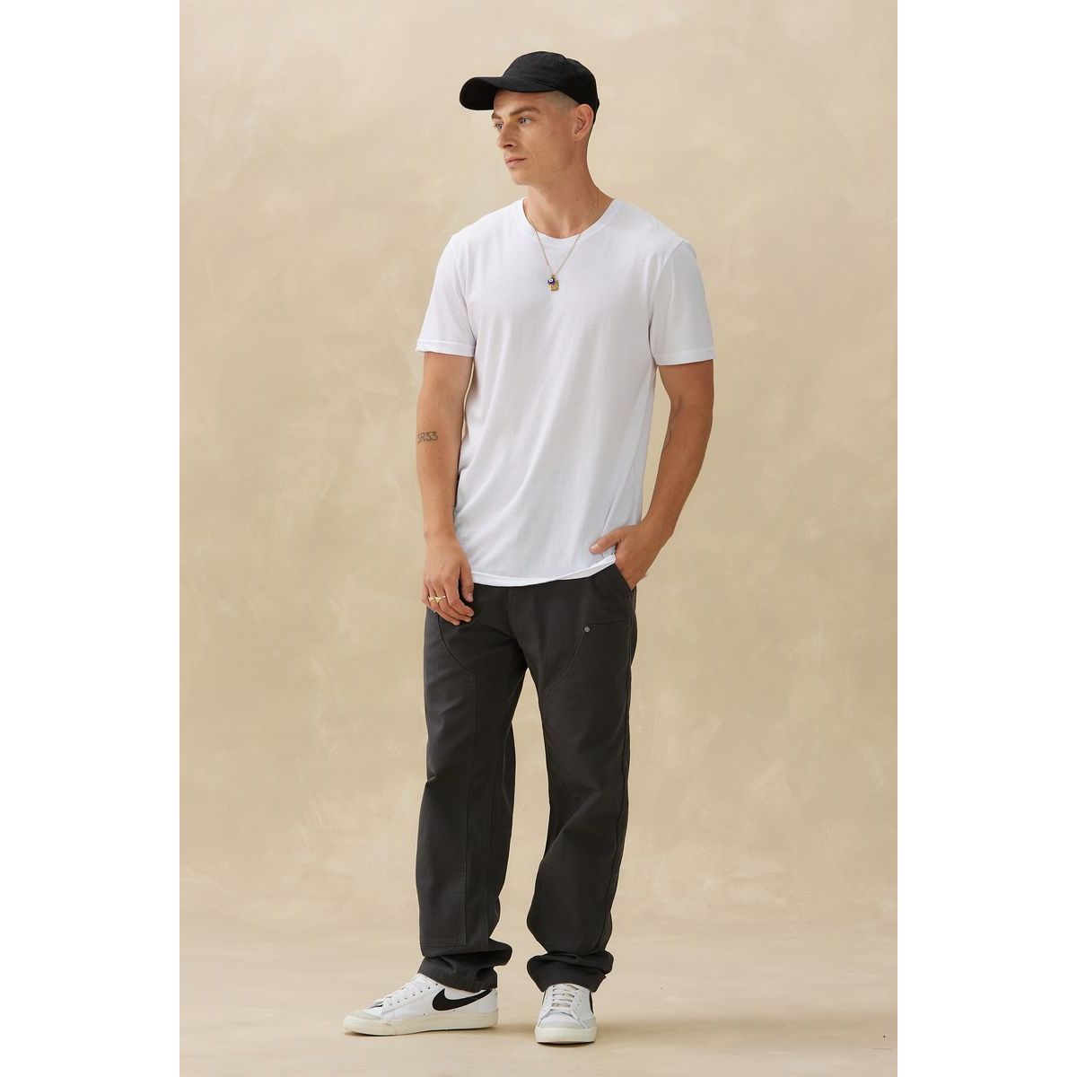 Kuwalla Tee - Eazy Split Tee in White