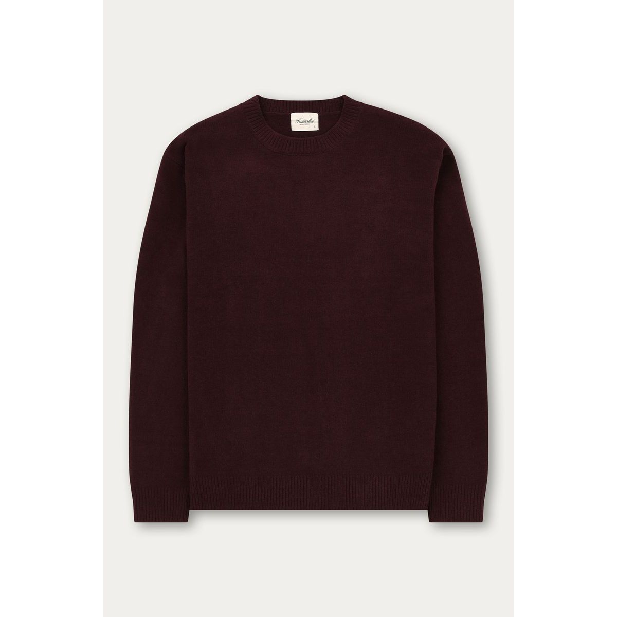Kuwalla Tee - Textured Knit Crew in Fig