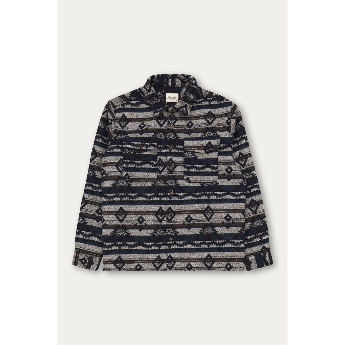 Kuwalla Tee - Navajo Overshirt in Grey