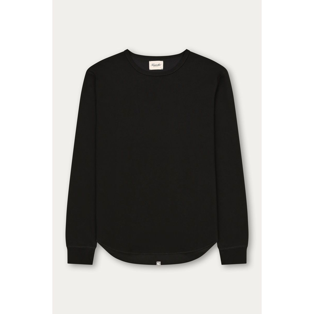 Kuwalla Tee - Thermal Waffle Hi-Lo in Black