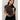 Kuwalla Tee - Micro Rib Tee in Washed Black