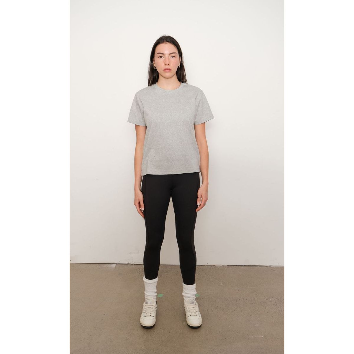 Kuwalla Tee - Classic Cotton Tee in Heather Grey