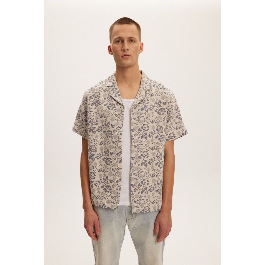 Kuwalla Tee - Printed Shirt in Navy Floral