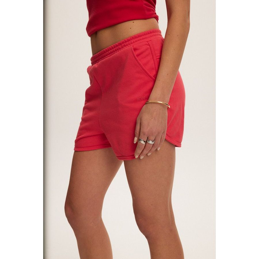 Kuwalla Tee - Aubrie Shorts in Watermelon Red