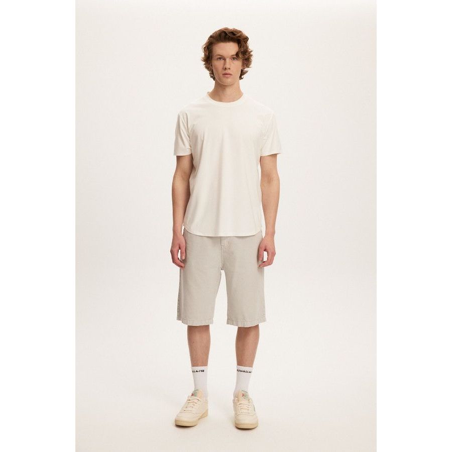 Kuwalla Tee - Cloud Hi-Lo Tee in White