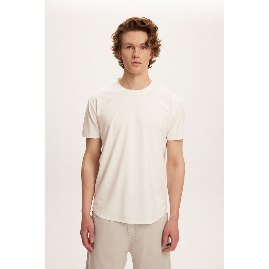 Kuwalla Tee - Cloud Hi-Lo Tee in White