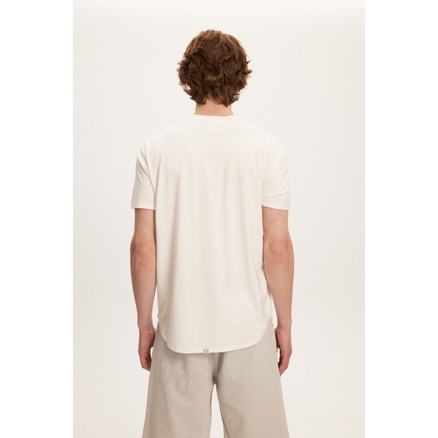 Kuwalla Tee - Cloud Hi-Lo Tee in White