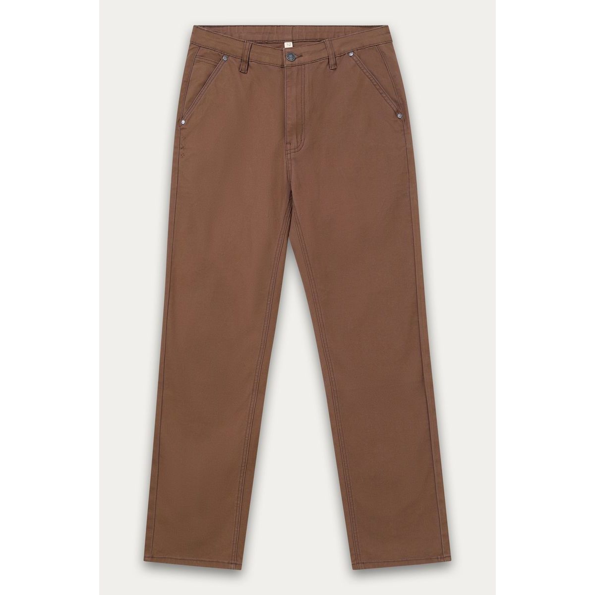 Kuwalla Tee - Straight Leg Chino in Taupe