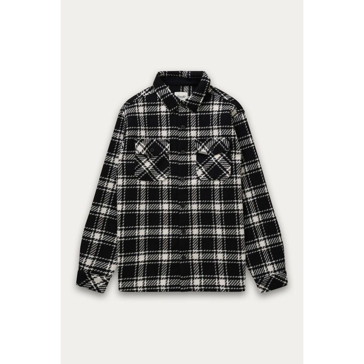 Kuwalla Tee - Heavyweight Plaid Shirt in Black