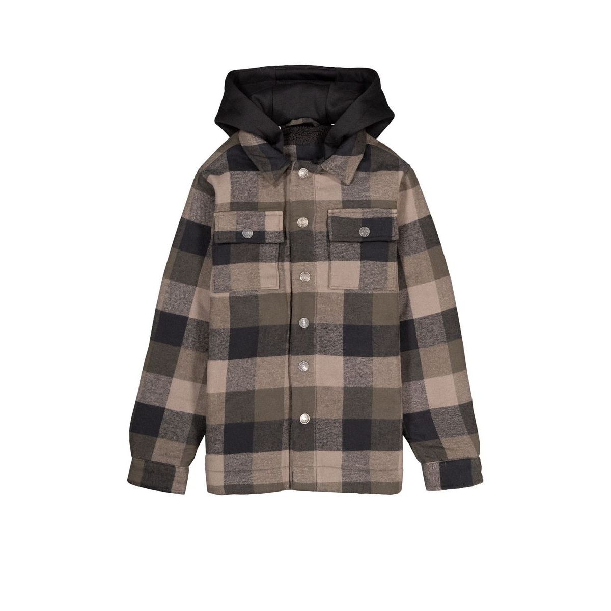 Silver Jeans - Boys Hooded Flannel Jacket