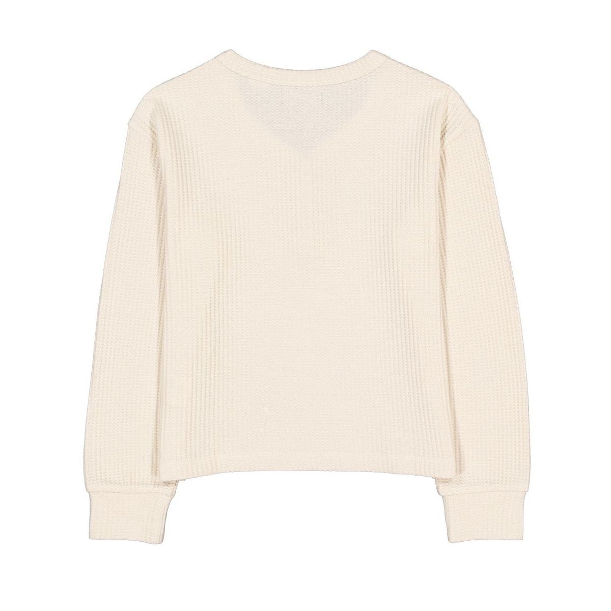 Silver Jeans - Girls Henley in Off White
