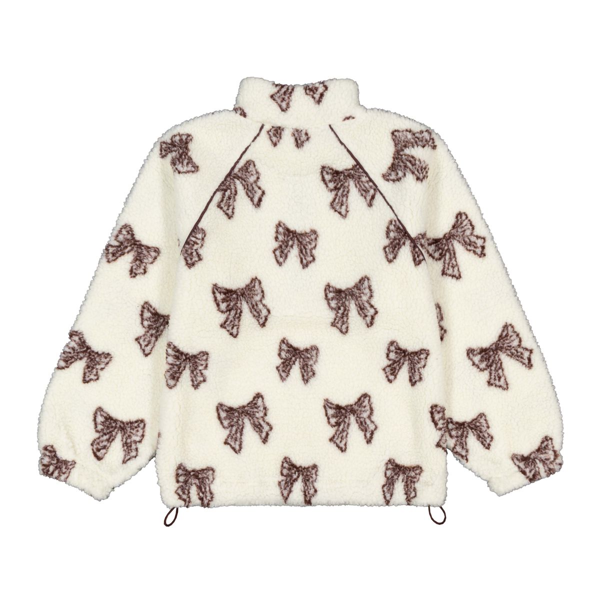 Silver Jeans - Girls Half Zip Bow Fleece