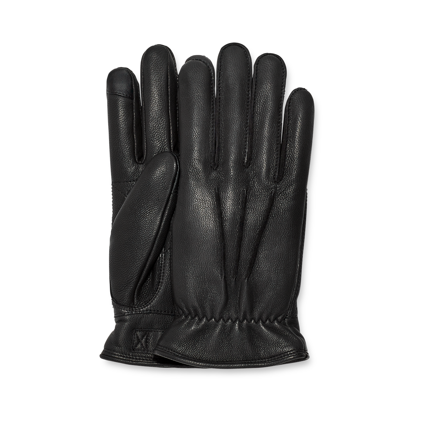 Ugg - Men's 3 Point Leather Glove in Black