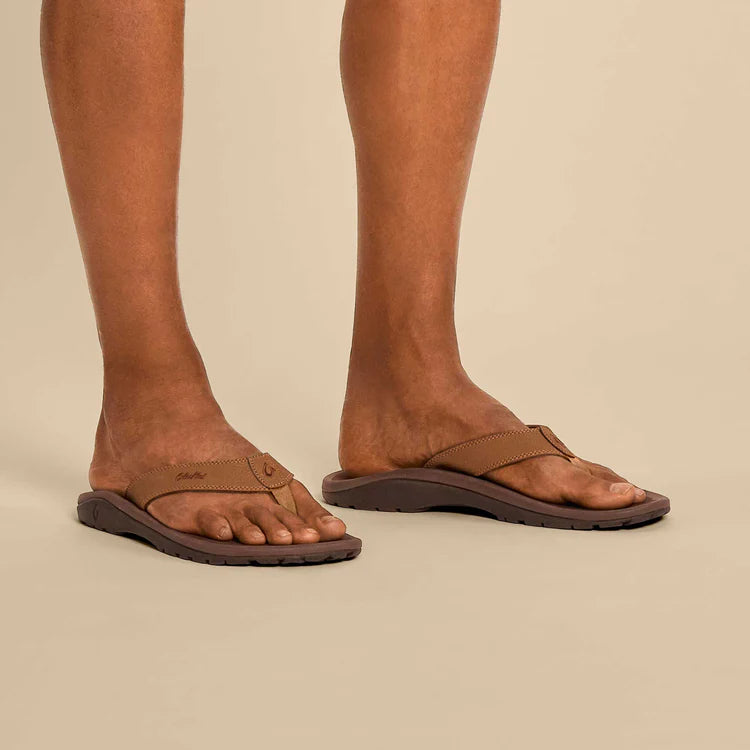 Olukai - Ohana Sandal in Tan/Dark Java