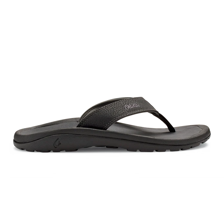 Olukai - Ohana Sandal in Black/DarkShadow