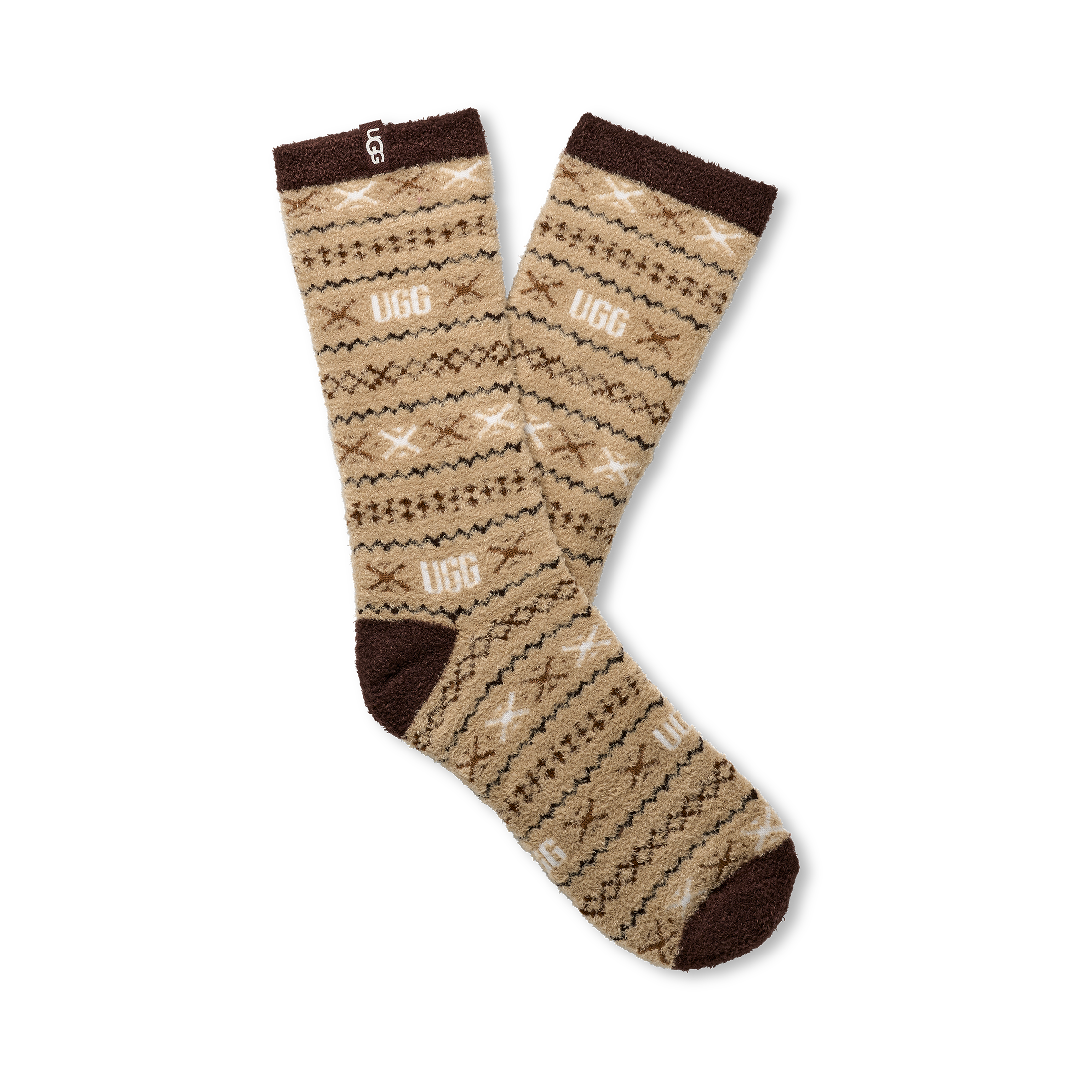 Ugg - Leslie Crew Sock in Cola Multi