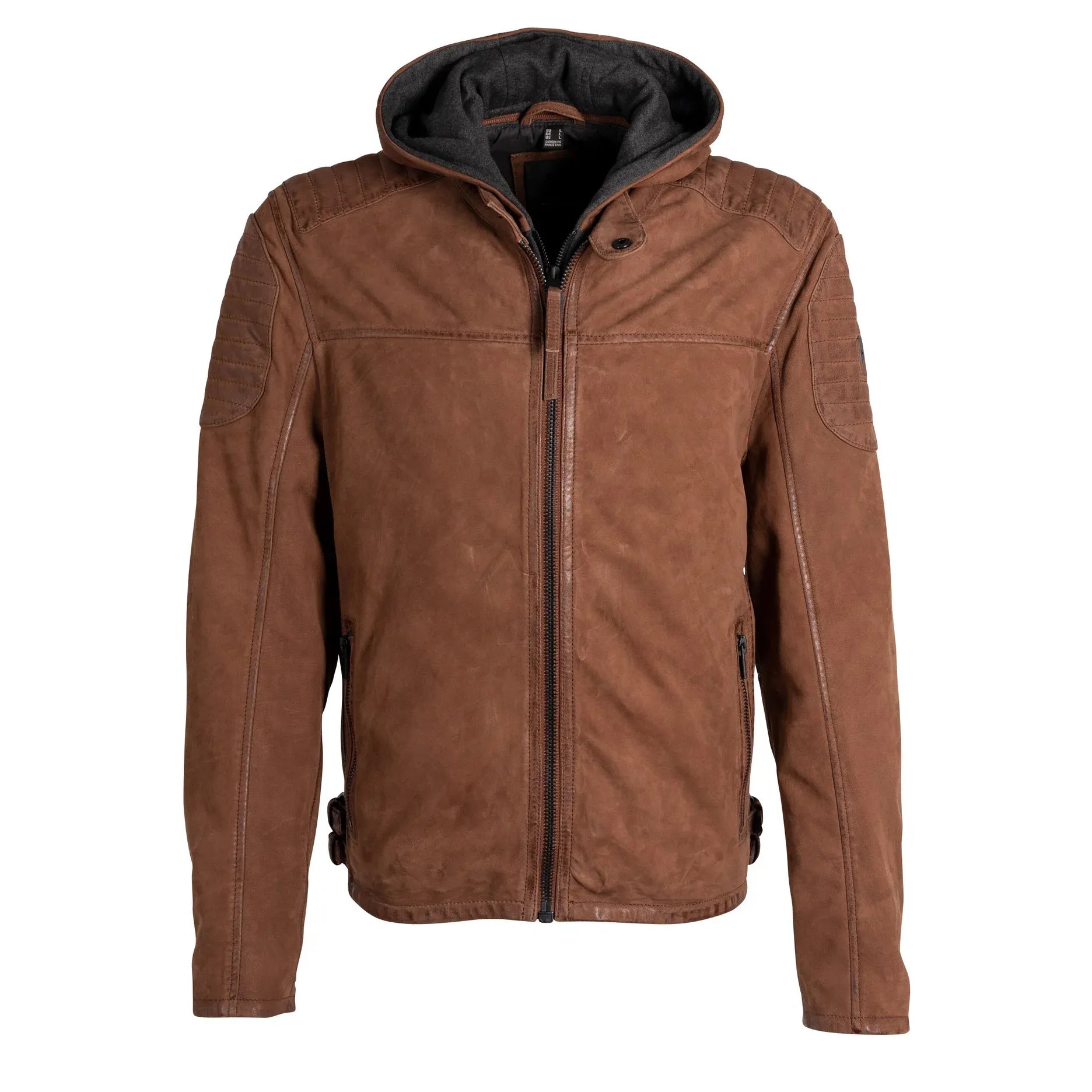 Mauritius - Xilo Leather Jacket in Cognac