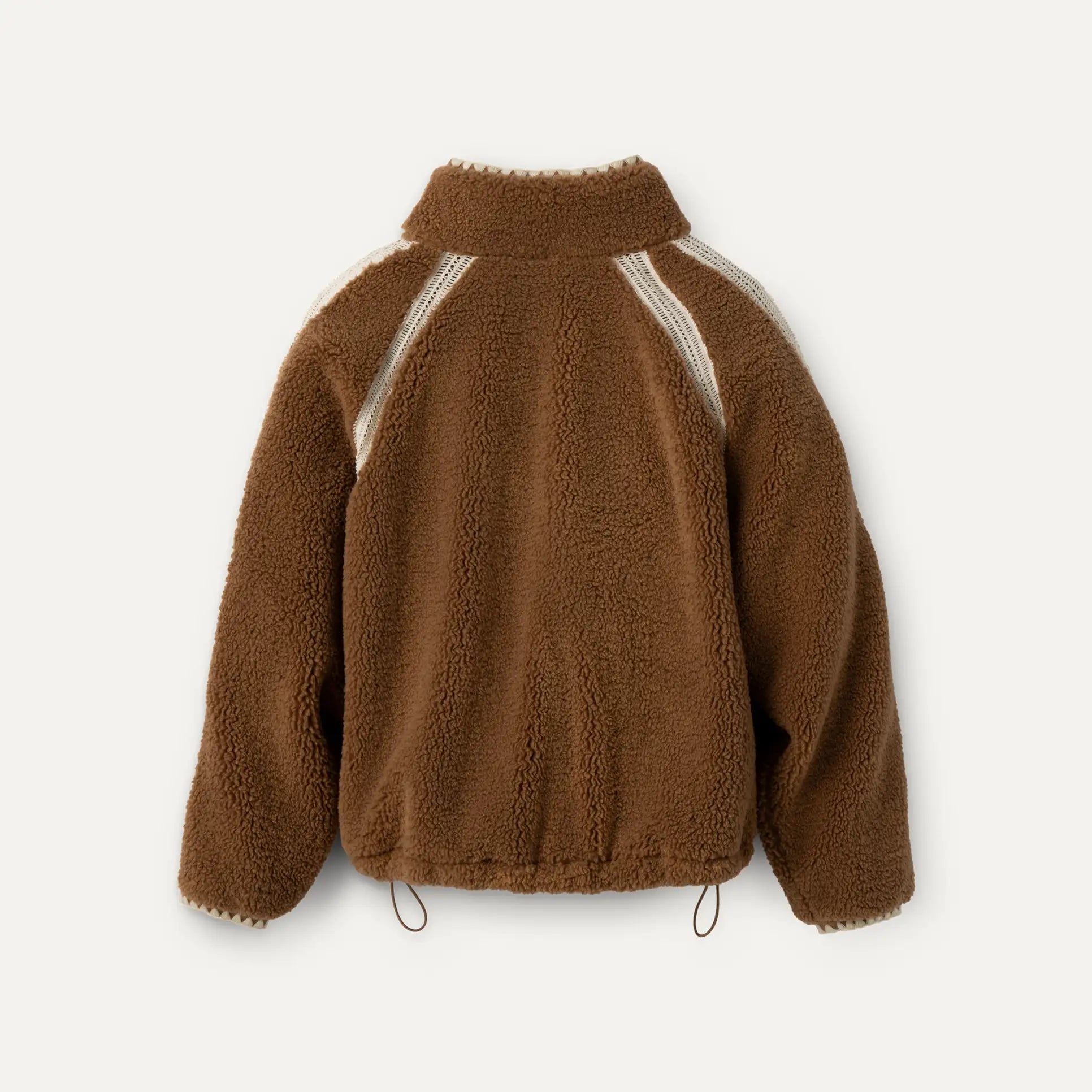 Ugg - Women's Nikia Crochet UGG fluff Jacket in Chestnut