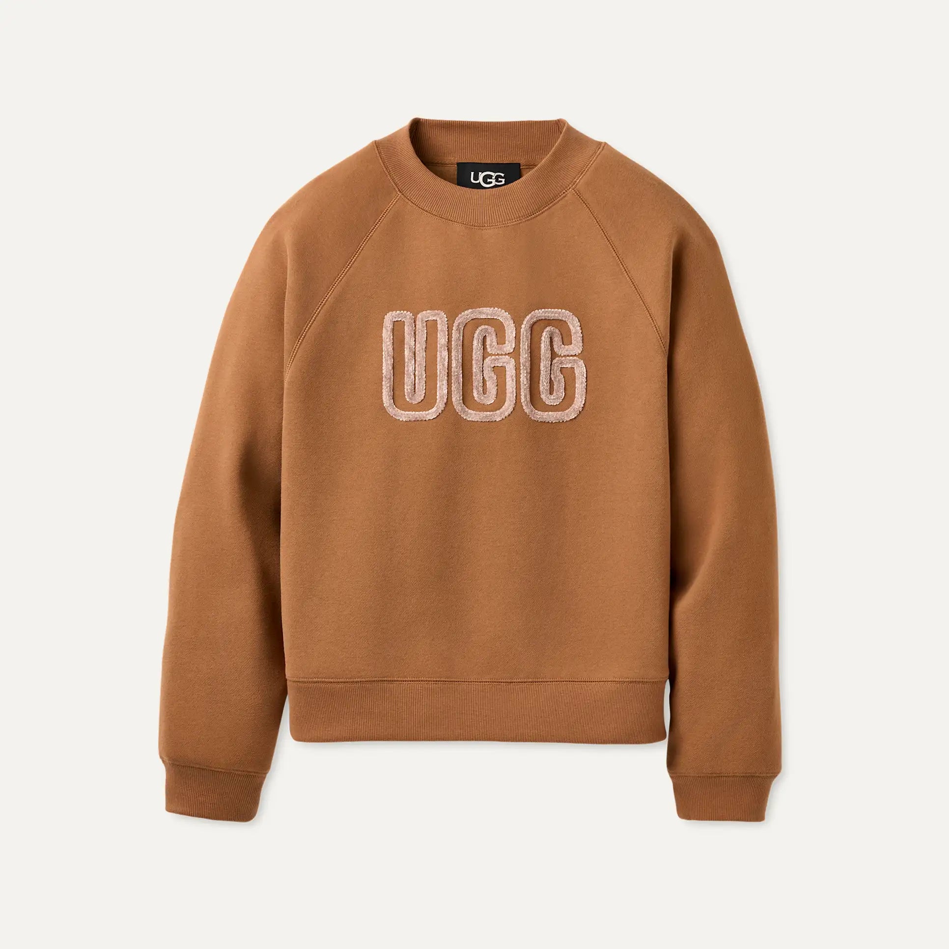 Ugg - Women's UGG Logo Crewneck in Chestnut