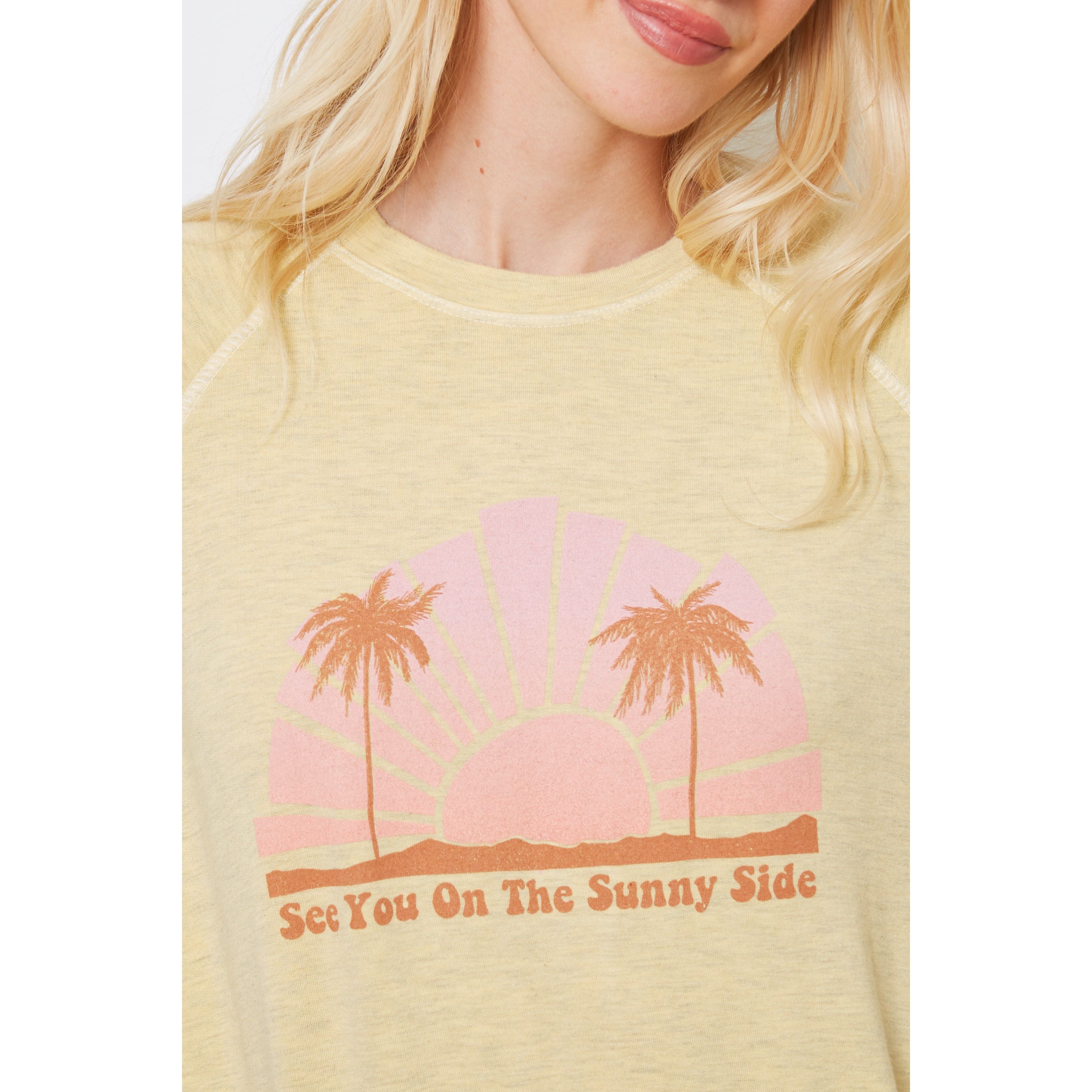 Good Hyouman - See You On the Sunny Side Smith Sweatshirt in Pale Banana
