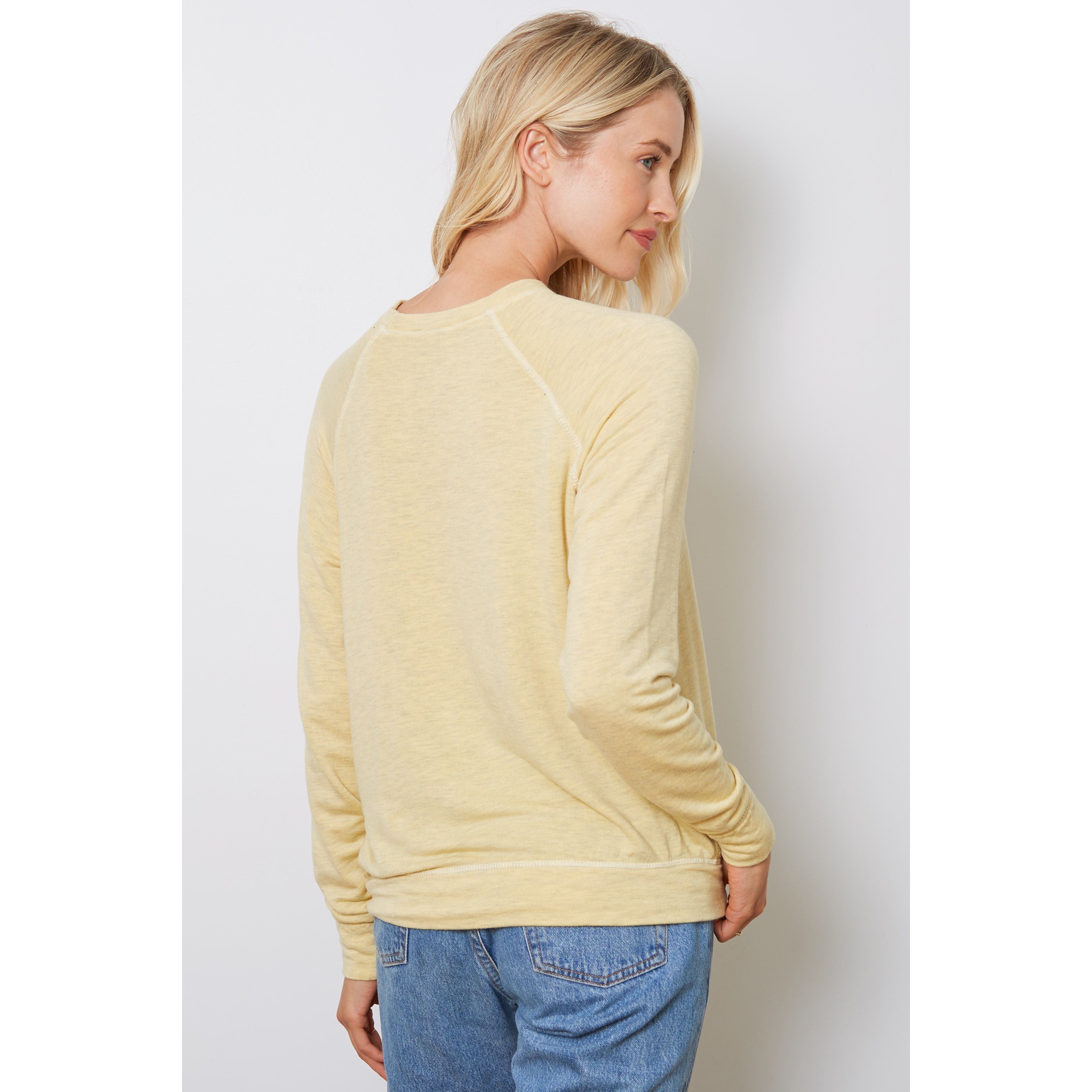 Good Hyouman - See You On the Sunny Side Smith Sweatshirt in Pale Banana