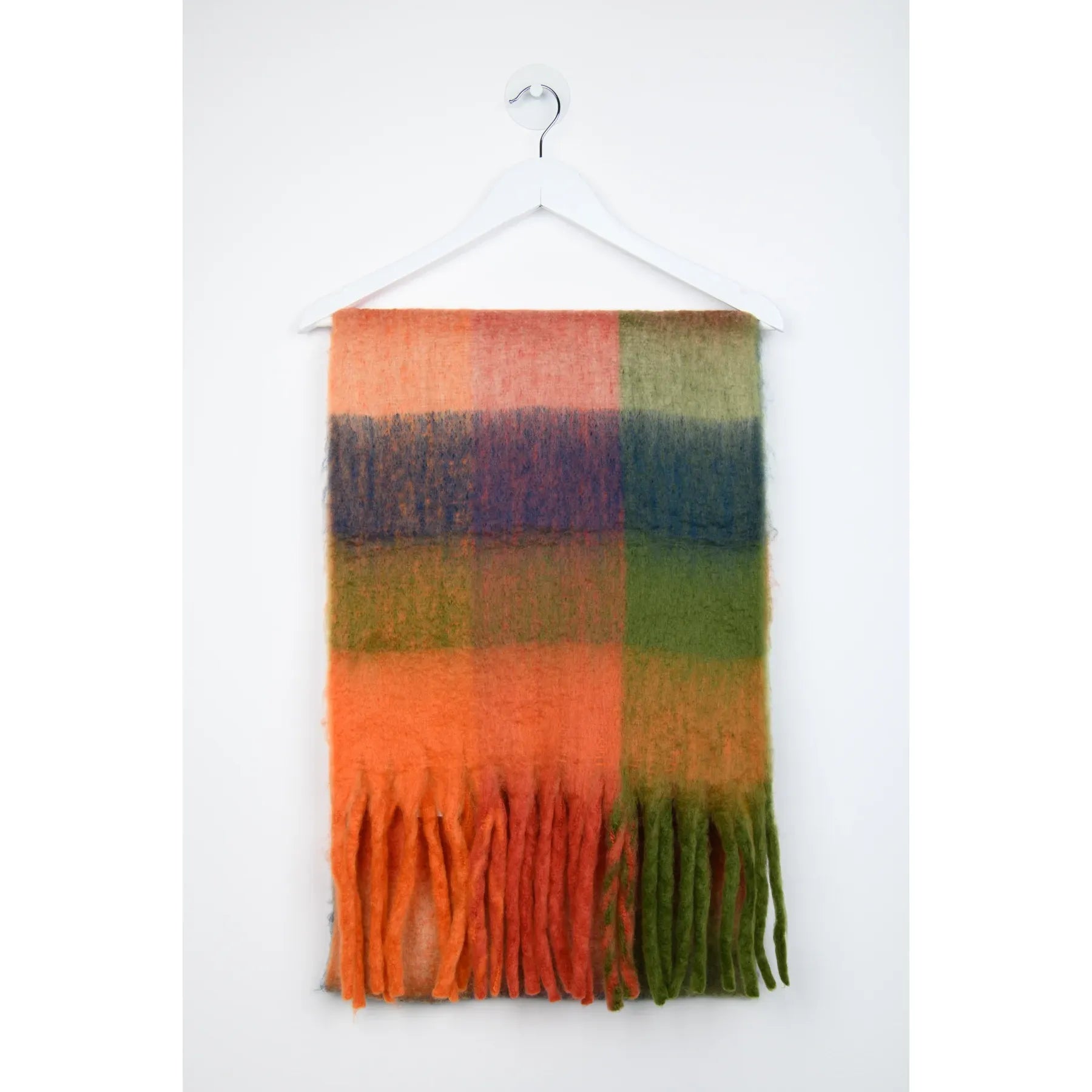 24 Colours - Checked Scarf in Multi