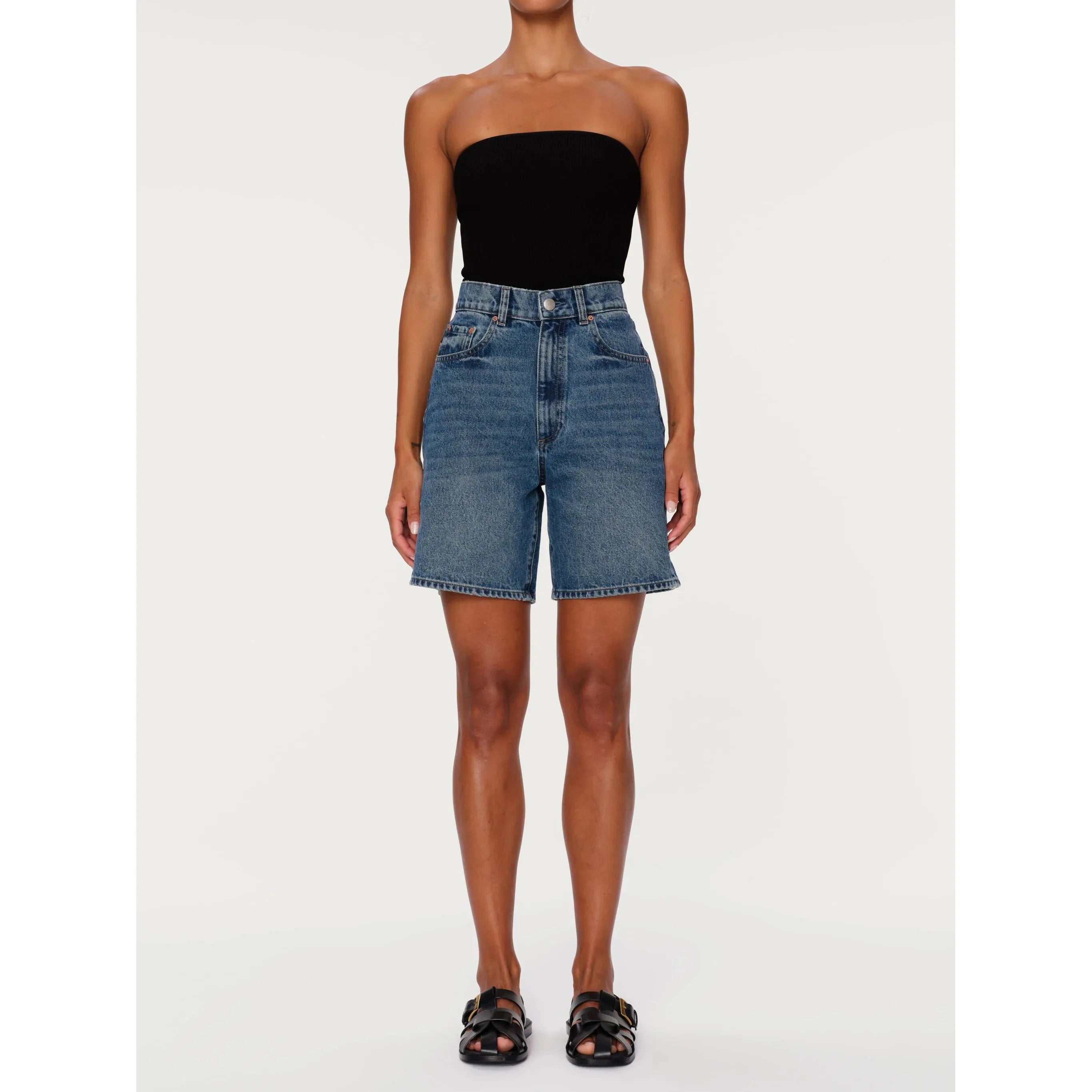 DL1961 - Taylor 7" Jean Shorts Ultra High Rise in North Lake