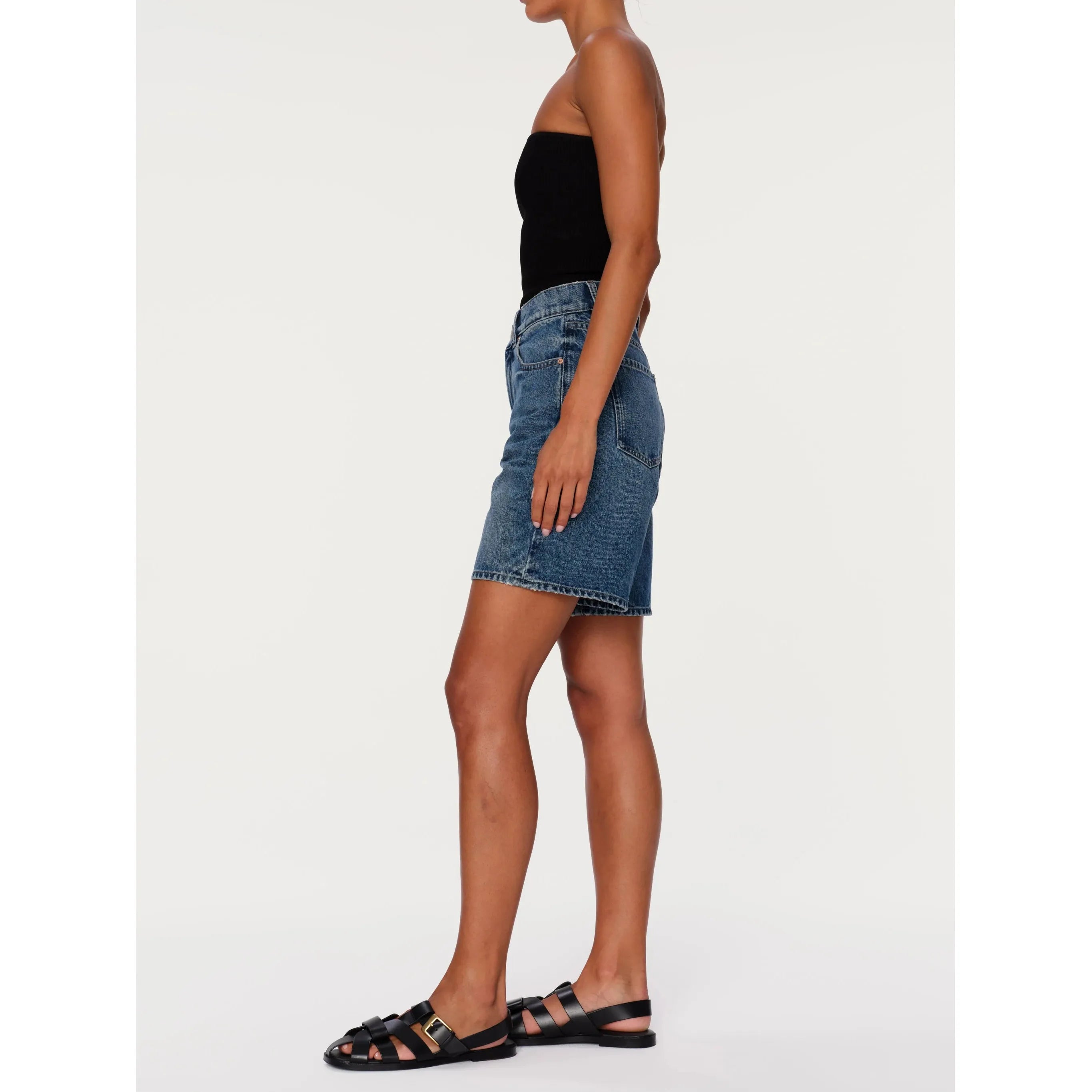 DL1961 - Taylor 7" Jean Shorts Ultra High Rise in North Lake