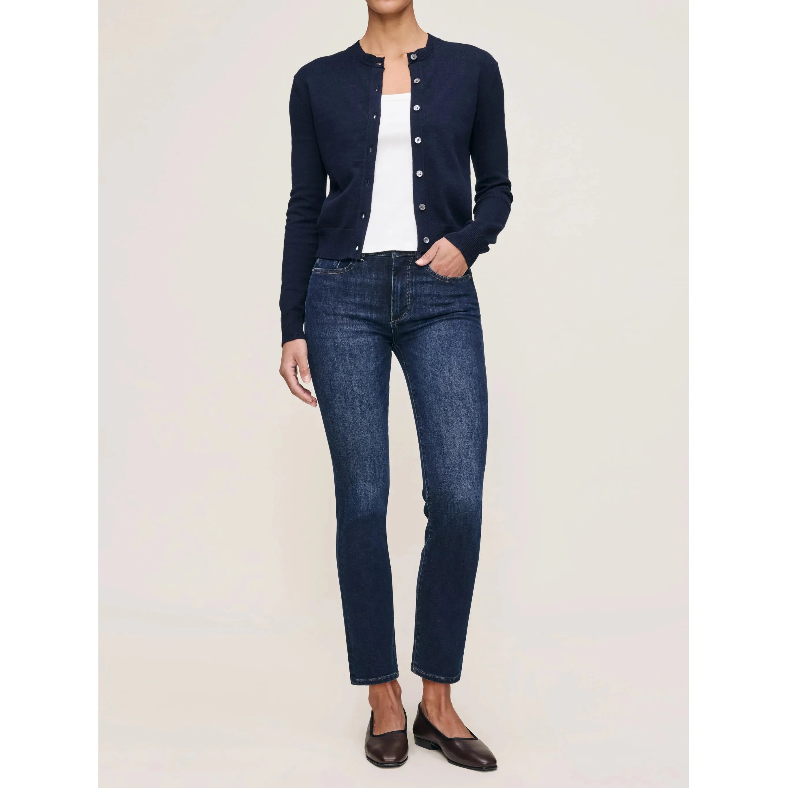 DL1961 - Mara Straight Mid Rise Instasculpt Ankle Jeans in Eastside