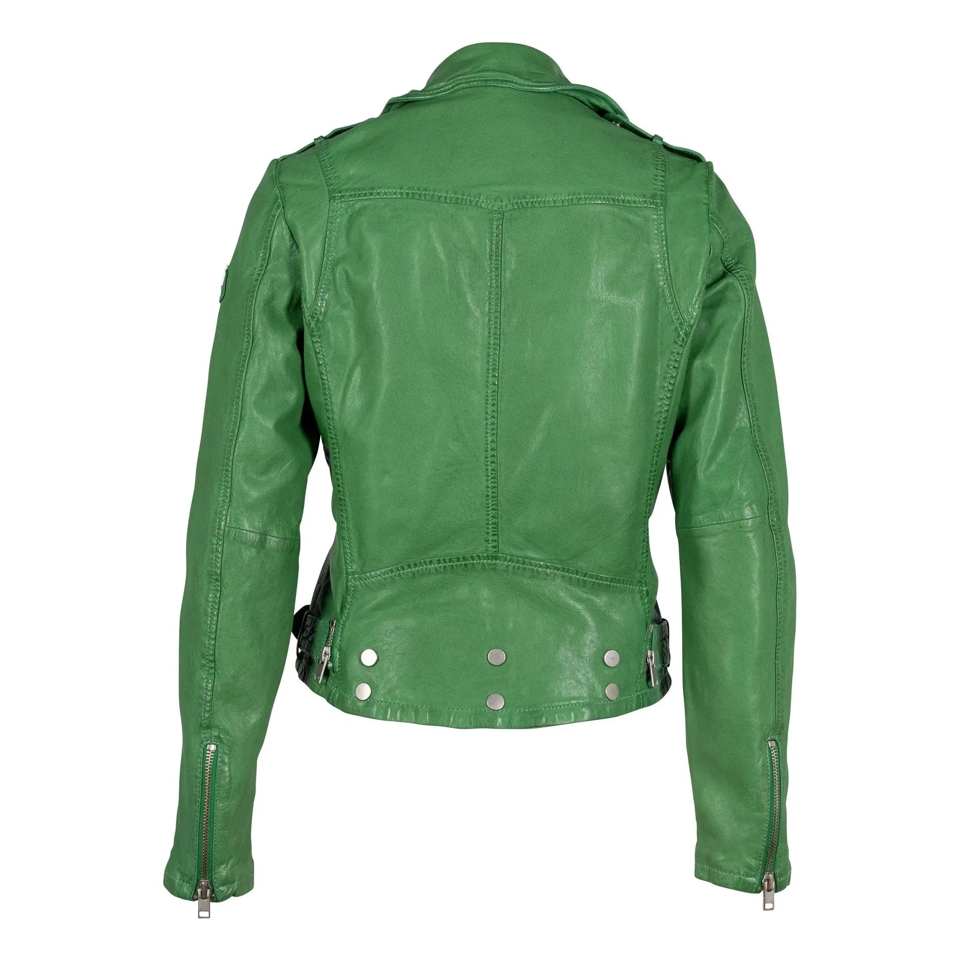 Mauritius - Wild 2 RF Leather Jacket in Palm Leaf