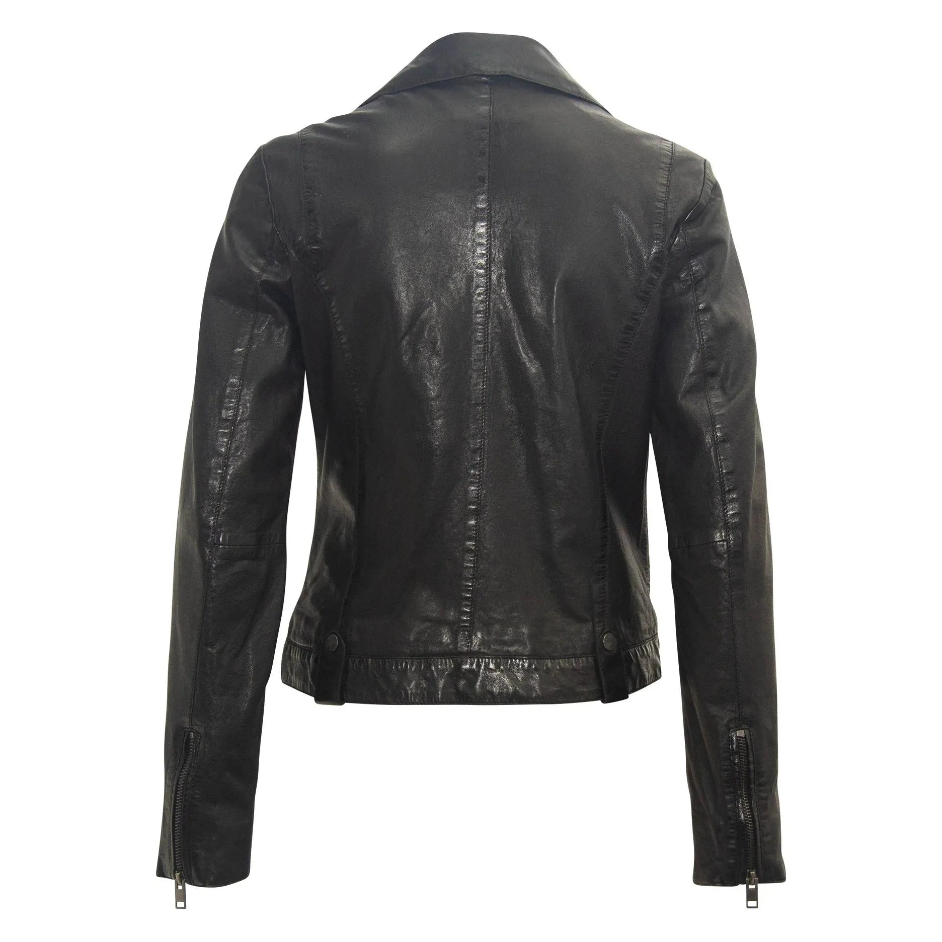 Mauritius - Fayola RF Leather Jacket in Black