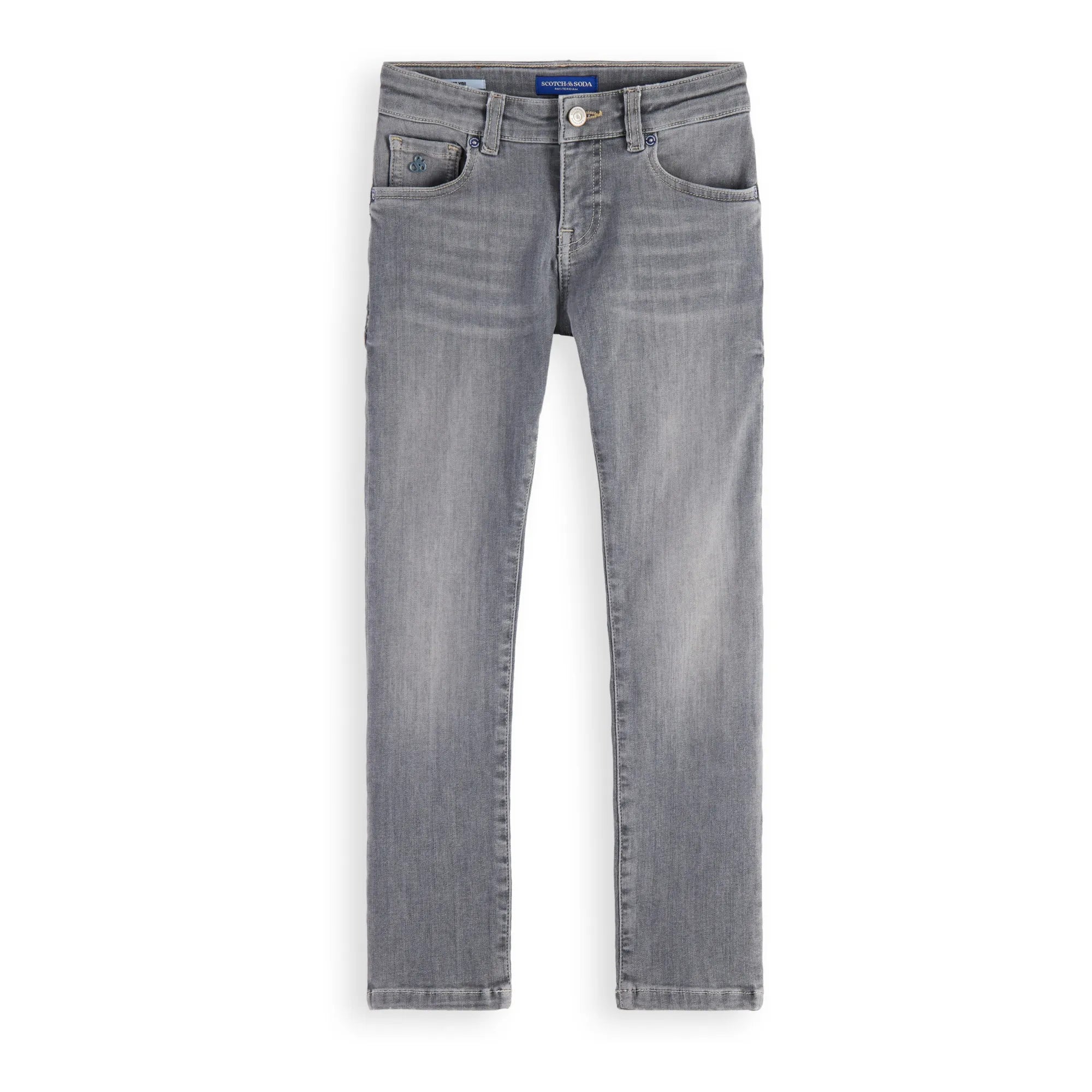 Scotch & Soda - Zee Straight  Fit Jean in Medium Grey