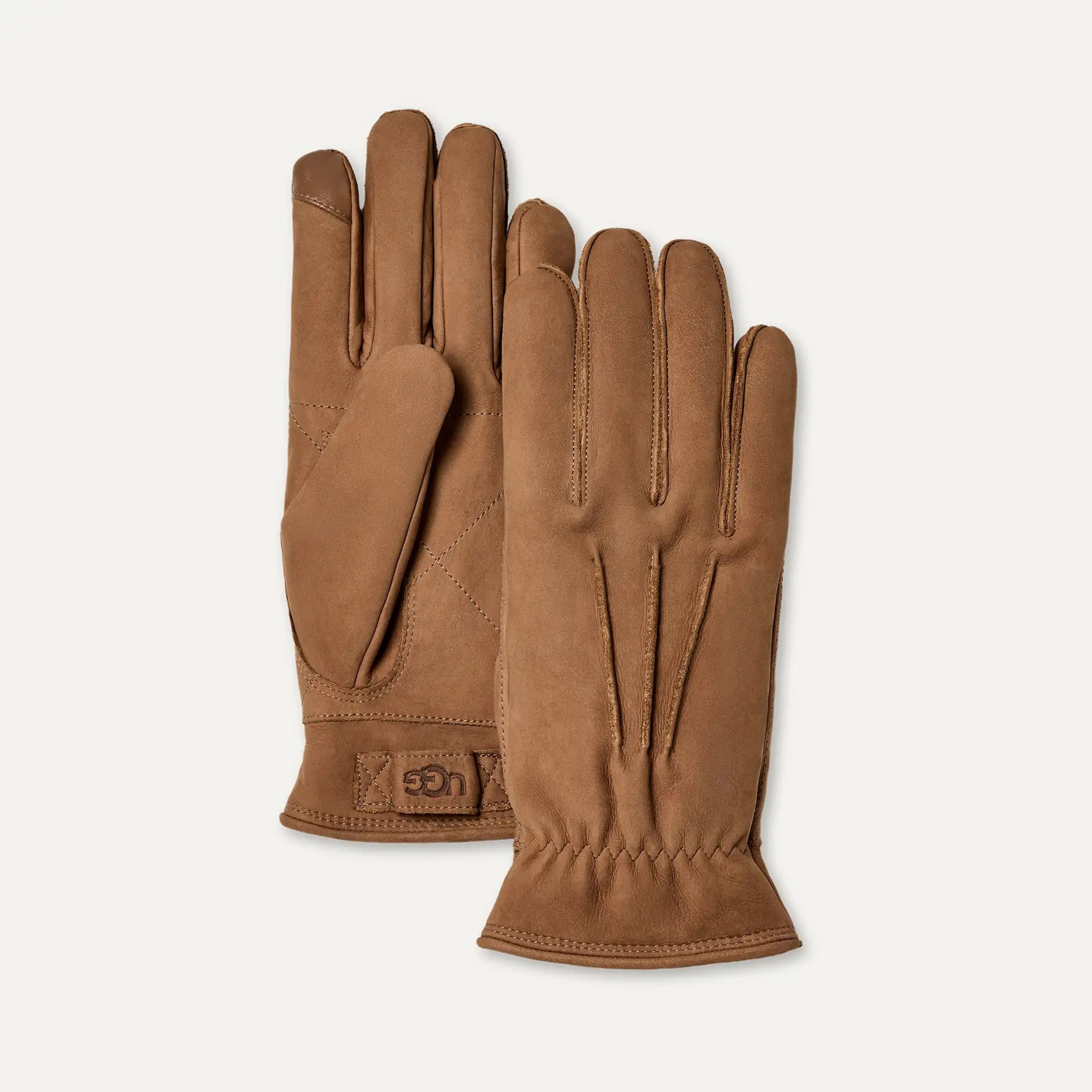 Ugg - Men's 3 Point Leather Glove in Chestnut