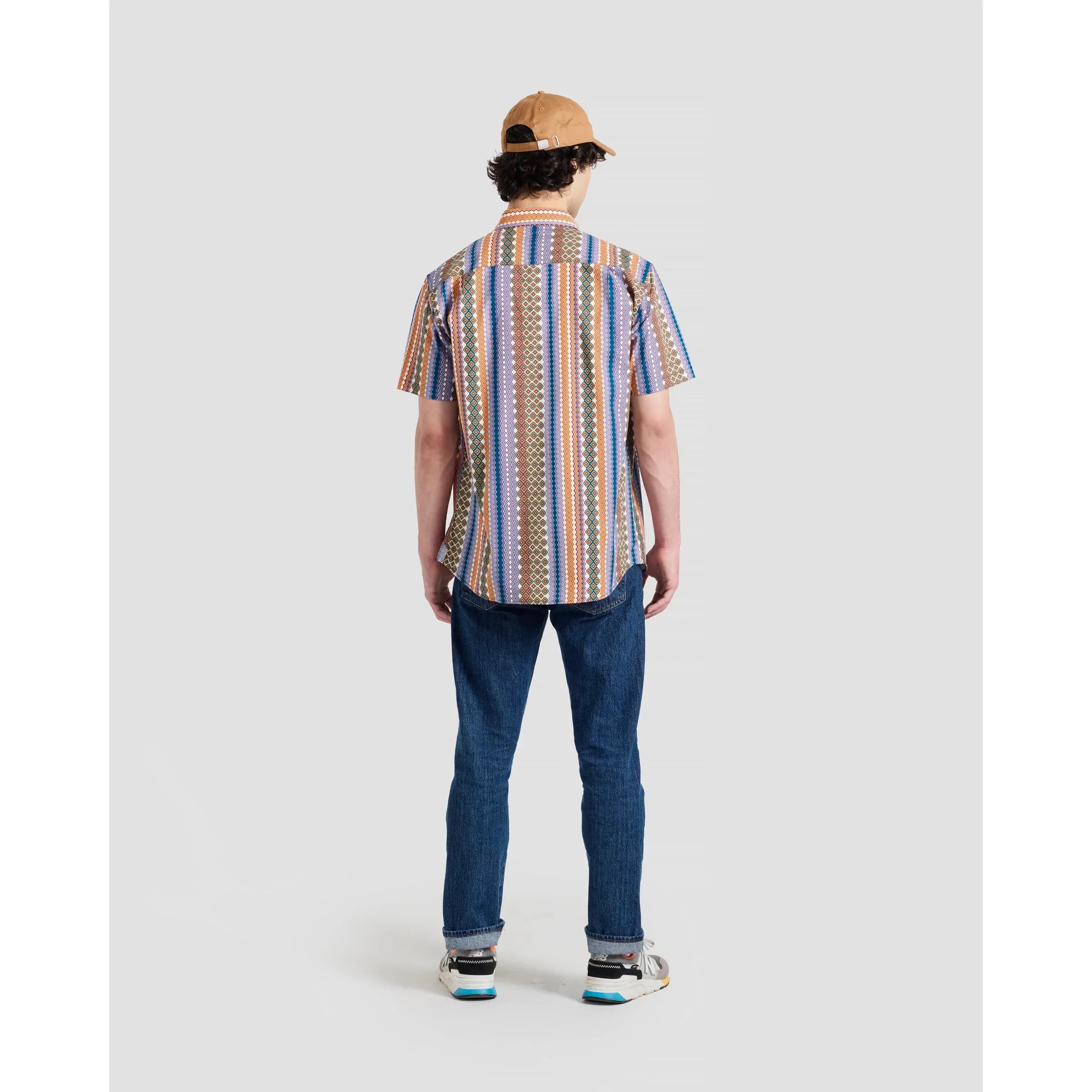 Poplin & Co - Ikat Stripe Print Shirt