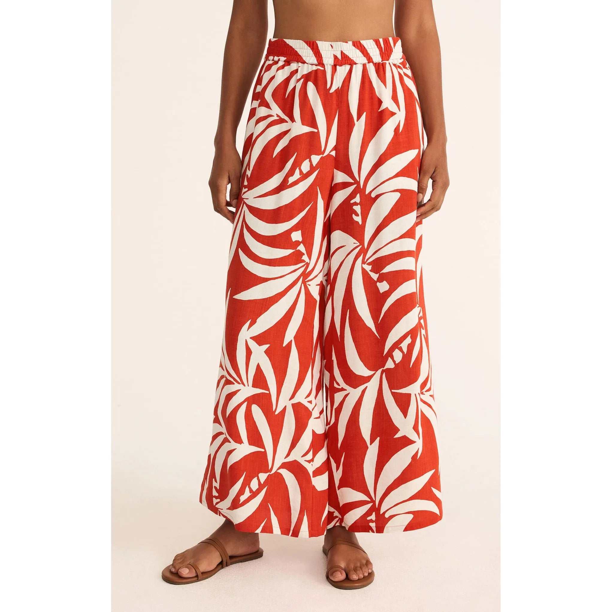 Z Supply - Dante Vacances Pant in Cabana Red