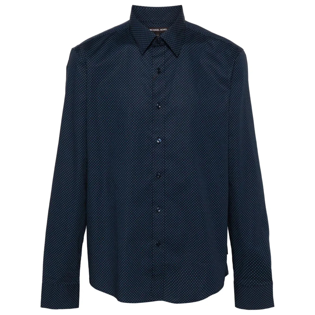 Micheal Kors - Long Slevve Button Up in Navy Dots