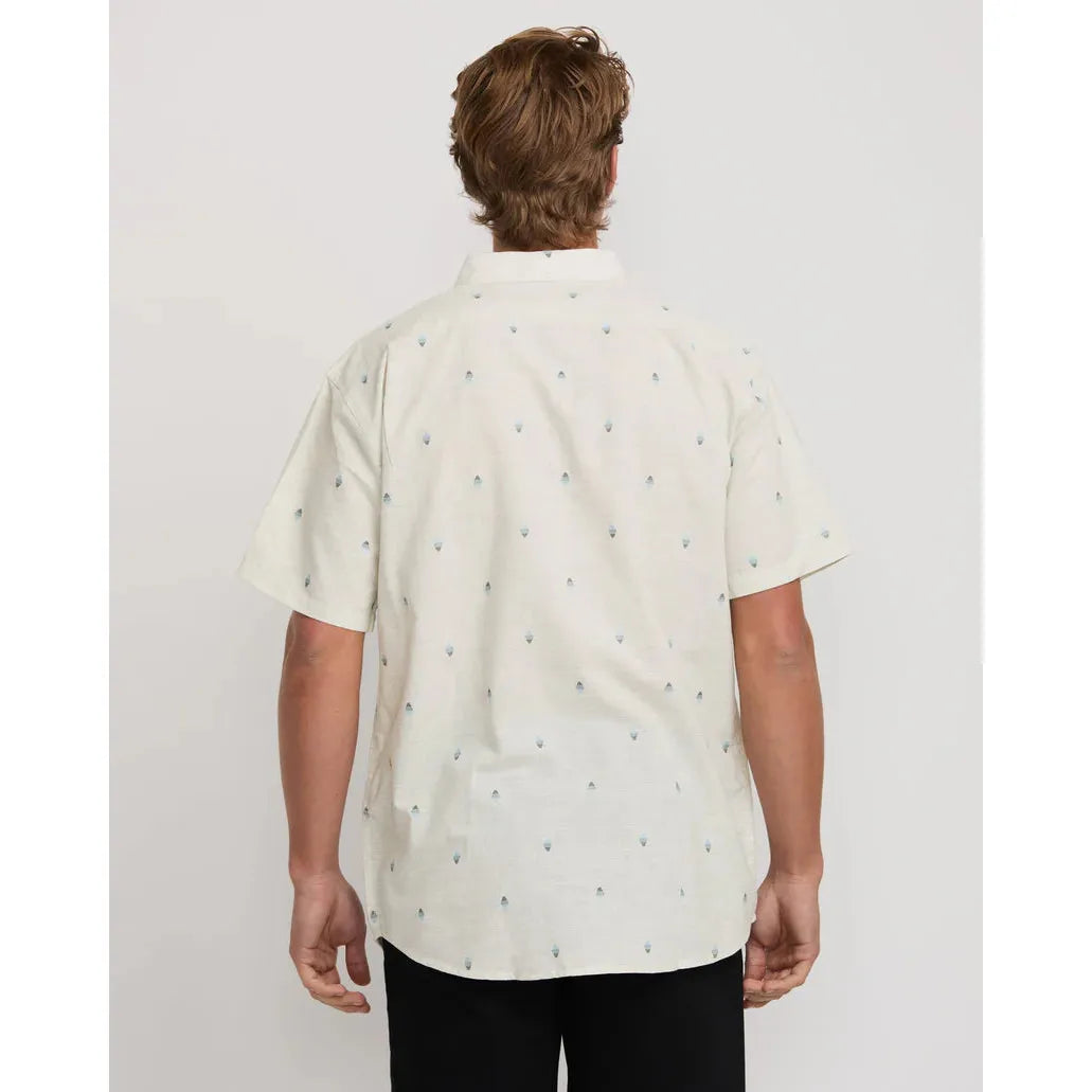 Billabong - All Day Jacquard Short Sleeve Shirt in Oat