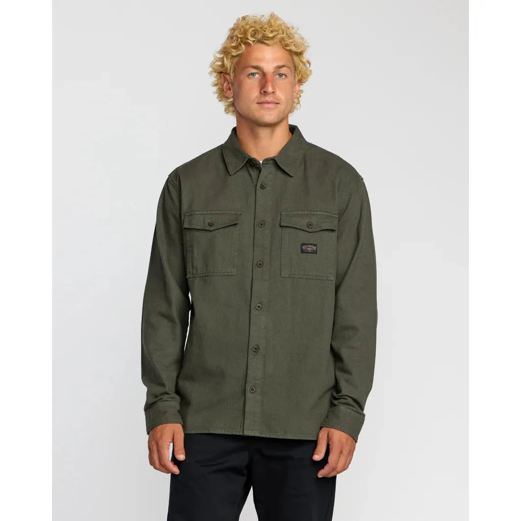 Billabong - Bong Days Long Sleeve Shirt in Military