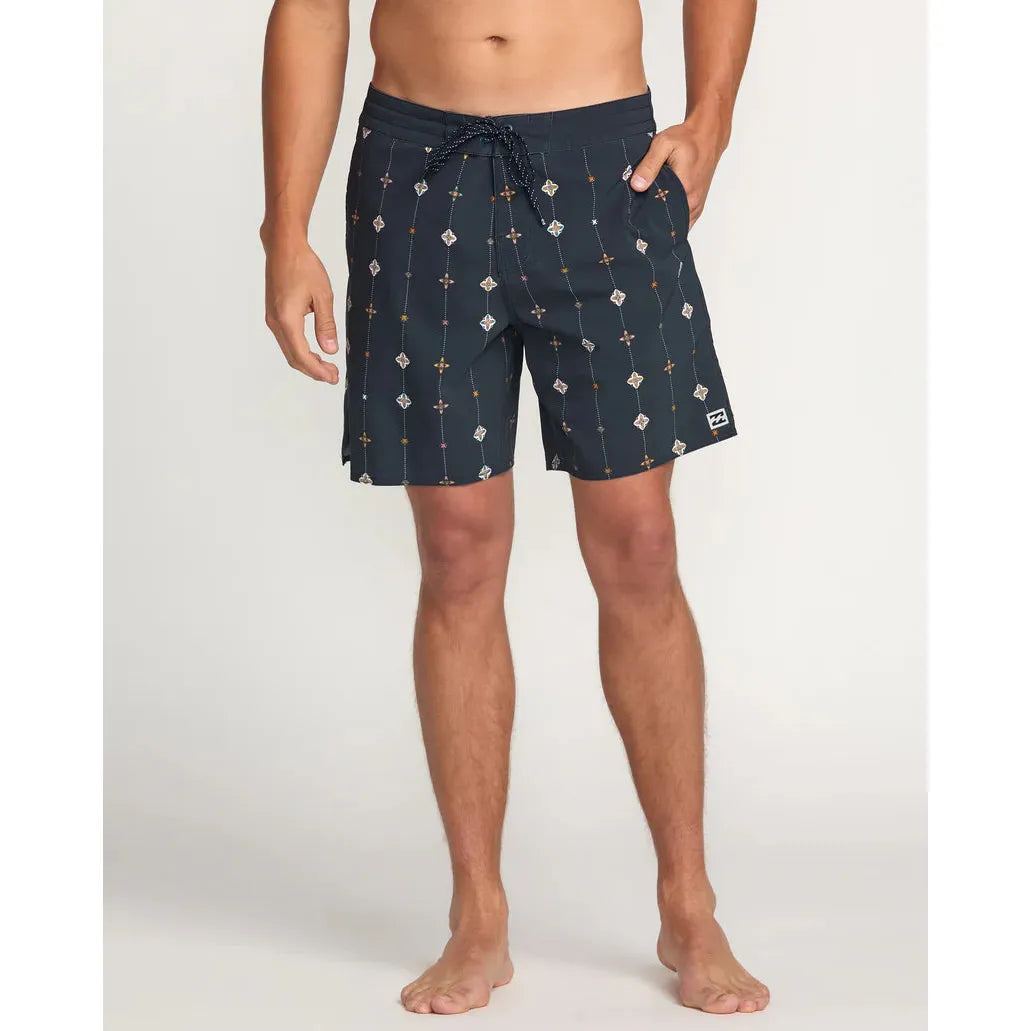Billabong - Good Times Lo Tide 18" Boardshorts in Navy