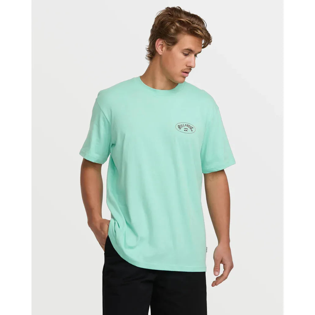 Billabong - Orbit Arch Premium Short Sleeve Tee in Bermuda