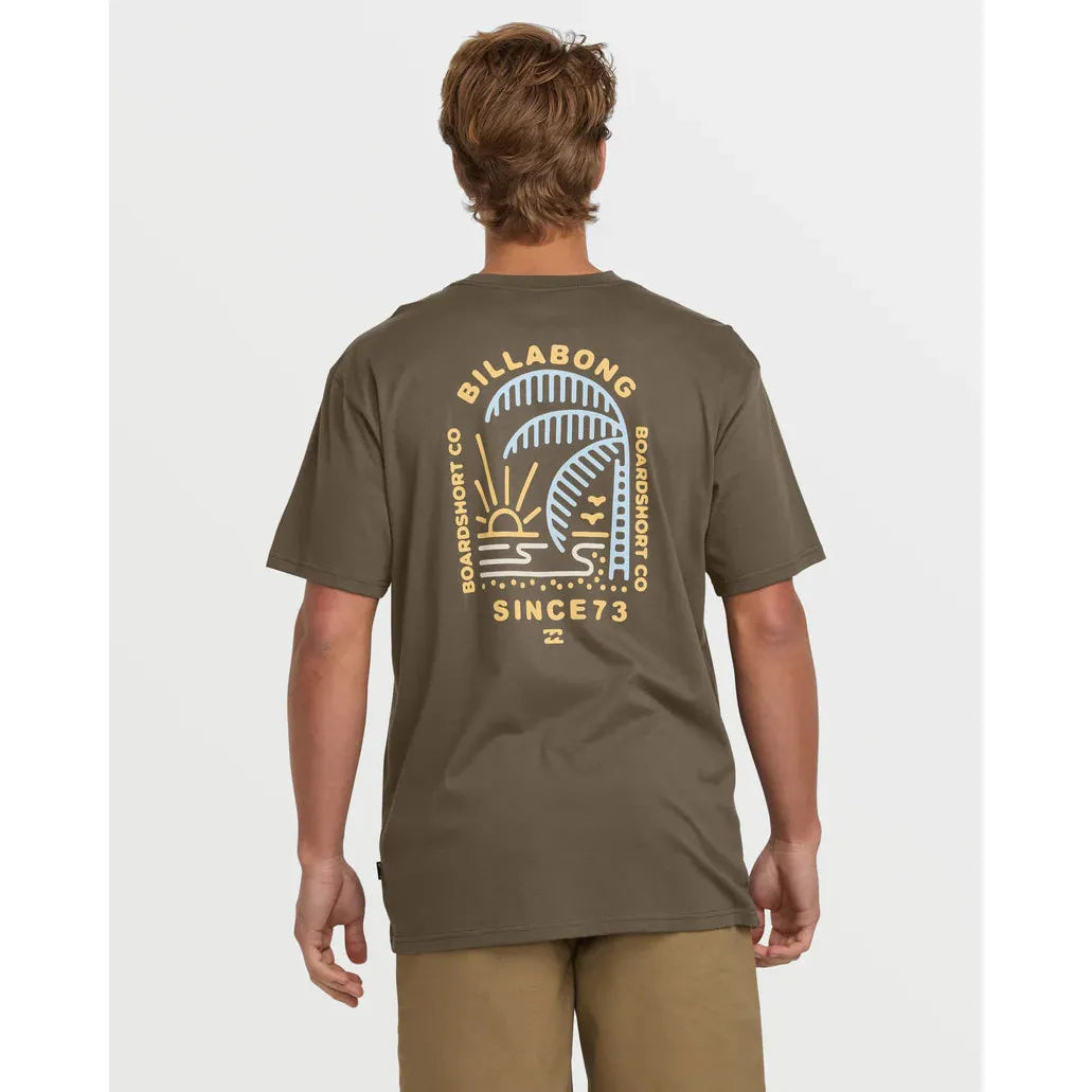 Billabong - Last Light Premium Short Sleeve Tee in Brown